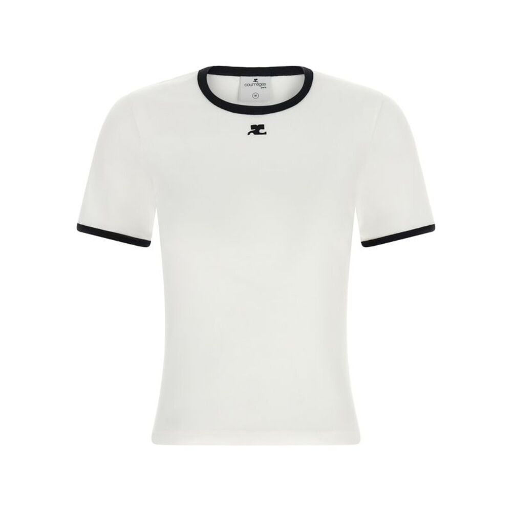 Courreges Women 'Signature Contrast' T-Shirt